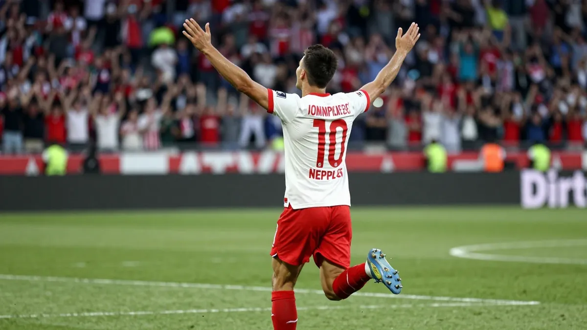 RB Leipzig besiegte den Hamburger SV mit 5:0 und verbesserte sich dank der Tore von Gomis, Nusa, Orban, Nkunku und Romulo...
